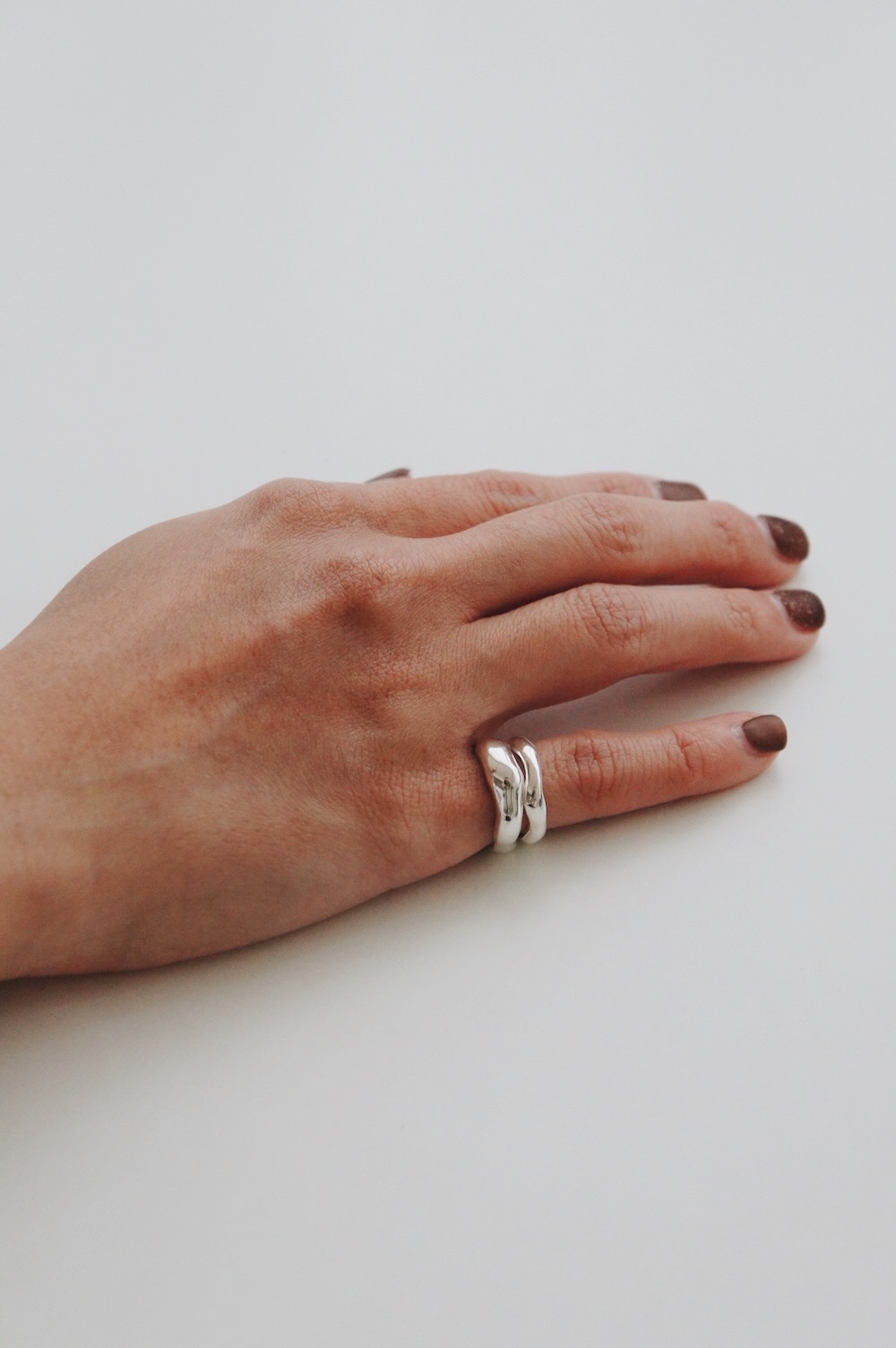 Knox Little Finger Ring Silver